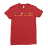we come in peace Ladies Fitted T-Shirt