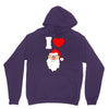 i love santa noel Unisex Hoodie