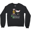 pinkman and the heisenbrain Crewneck Sweatshirt