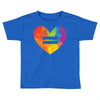 Rainbow Equality Heart Toddler T-shirt
