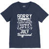 This Girl Is Taken By A Super Sexy July Boyfriend V-Neck Tee