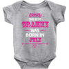 The Best Grammy Was Born In July Baby Onesie