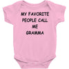 my favorite people call me gramma Baby Onesie