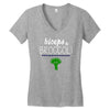biceps &amp; broccoli! Women's V-Neck T-Shirt