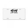 4x4 big skull head  off road License Plate