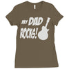 my dad rocks Ladies Fitted T-Shirt