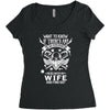 Life After Death Mess With My Wife Women's Triblend Scoop T-shirt