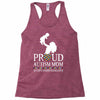 proud Autism  mom Racerback Tank