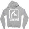game over daddy funny Zipper Hoodie