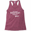 because america Racerback Tank
