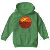 sunset circle Youth Hoodie