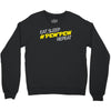 eat, sleep, pewpew, repeat Crewneck Sweatshirt