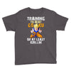 Training To Beat Goku Youth Tee