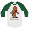 hug a wookiee 3/4 Sleeve Shirt