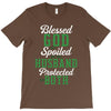 blessed god by spoiled by my husband protected by both T-Shirt