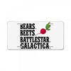 bears beets battlestar galactica License Plate