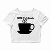 coffee snob Crop Top