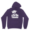 ted fuck you thunder Unisex Hoodie