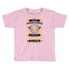 Never Underestimate the Strength of a Childhood Cancer Warrior Toddler T-shirt