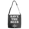 save the bees (2) Adjustable Strap Totes