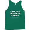 This is a Designer T-Shirt Tank Top