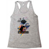 who loves doberman Racerback Tank