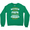 Super Cool Papa Of A Freaking Awesome Granddaughter Crewneck Sweatshirt