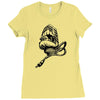 scream microphone Ladies Fitted T-Shirt