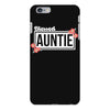 blessed aunitie with flower white color iPhone 6 Plus/6s Plus Case
