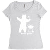 bear grills bbq funny Women's Triblend Scoop T-shirt