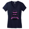 All Women Created Equal But The Best Born In January Women's V-Neck T-Shirt