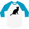 cat black had 3/4 Sleeve Shirt