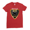 protected by boxer security Ladies Fitted T-Shirt