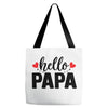 Hello Papa Tote Bags