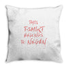 this t shirt belongs to negan Throw Pillow