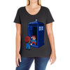 back to his roots Ladies Curvy T-Shirt