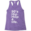 90's hip hop music Racerback Tank