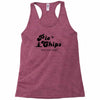 pie and chips   food of the gods Racerback Tank