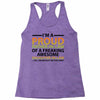 i'm a proud father in law Racerback Tank
