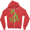351 stab Zipper Hoodie