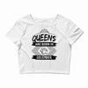 Queens Are Born In December Crop Top