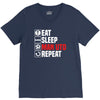 eat sleep manchester V-Neck Tee