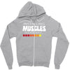 musculs installing Zipper Hoodie
