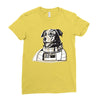 Laika The Space Dog Ladies Fitted T-Shirt