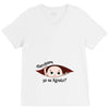August Peeking Out Baby Boy in Spanish V-Neck Tee