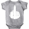 middle finger Baby Onesie