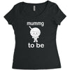 mummy to be Women's Triblend Scoop T-shirt