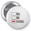 hall bad Pin-back button