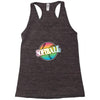 neon softball Racerback Tank