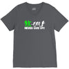 zombie never give up fun V-Neck Tee